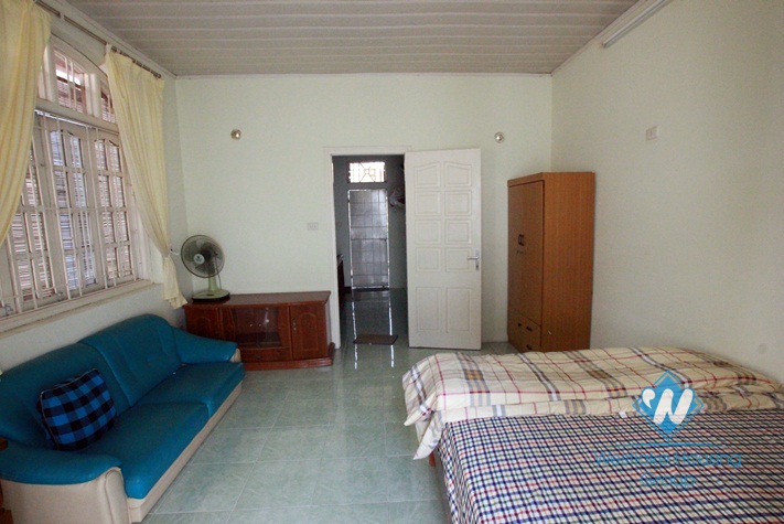 Beautiful, spacious house for rent in Nghi Tam Village, Tay Ho, Hanoi 